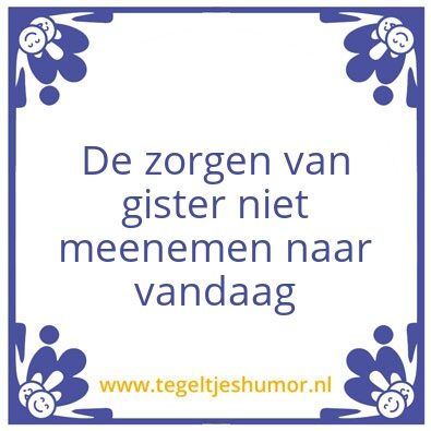 Tegeltje: Tijd