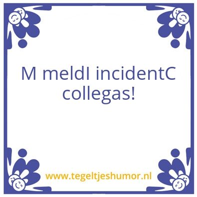 Tegeltje: Mik