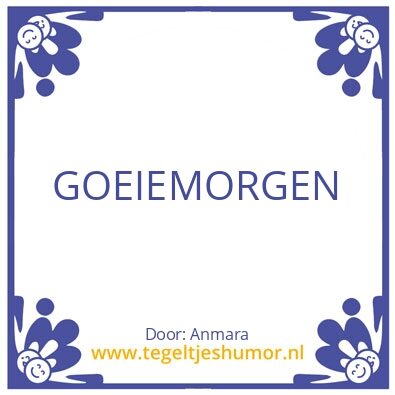 Tegeltje: England