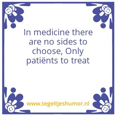 Tegeltje: Medicine