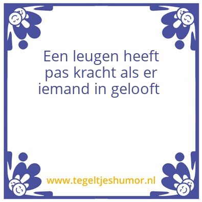 Tegeltje: Liegen