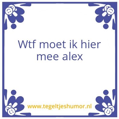 Tegeltje: Tiefes