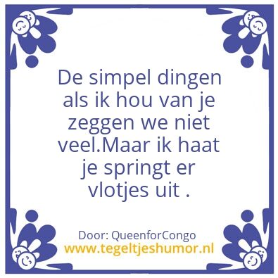 Tegeltje: Heb je naaste lief