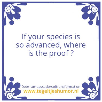 Tegeltje: species