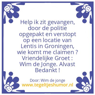 Tegeltje: Wie is mijn vriend  ?