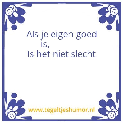 Tegeltje: Oma