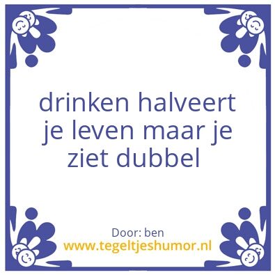 Tegeltje: gastvrijheid