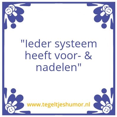 Tegeltje: De Paal