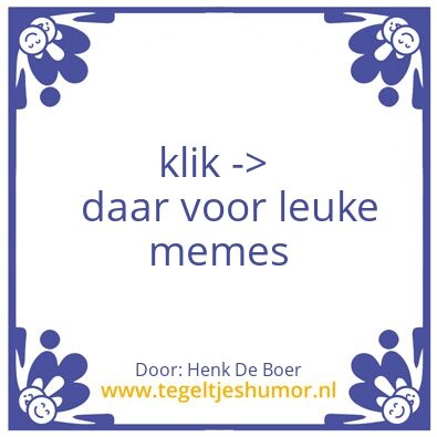 Tegeltje: X