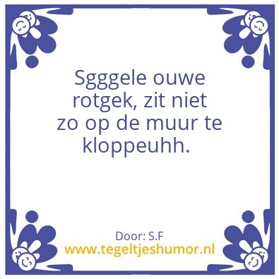 Tegeltje: Hoi
