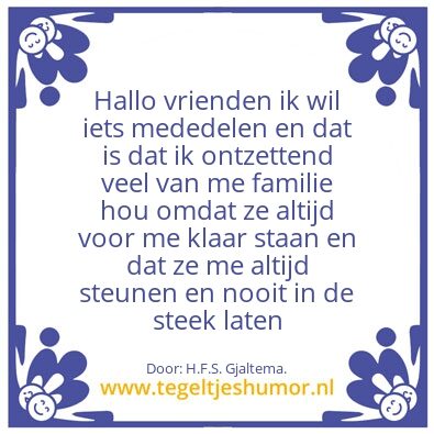 Tegeltje: Effe Iets Kwijt