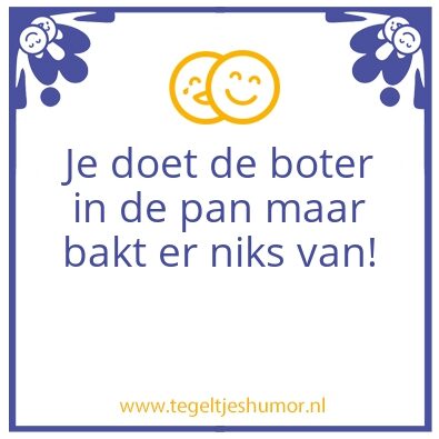 Tegeltje: bakken