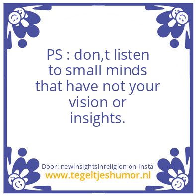 Tegeltje: THE UNIVERSE IS CONSCIOUS