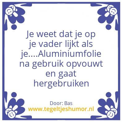Tegeltje: Iets met appel en perenboom
