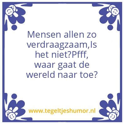 Tegeltje: Lief