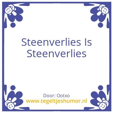 Tegeltje: Itxox