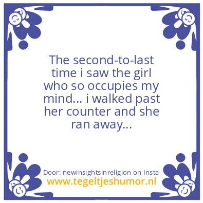 Tegeltje: And she ran..