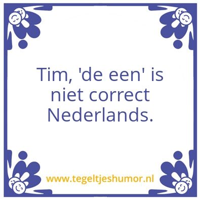 Tegeltje: de eem