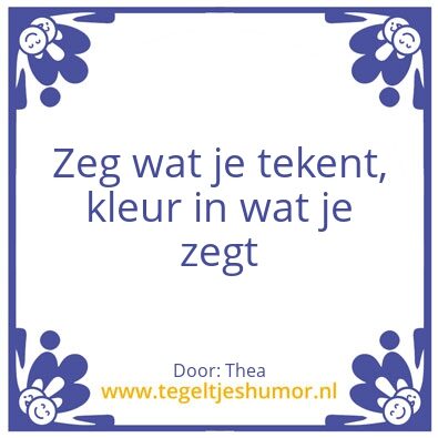 Tegeltje: Toke
