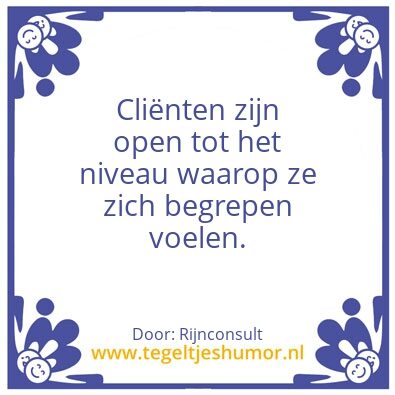 Tegeltje: Adviseren