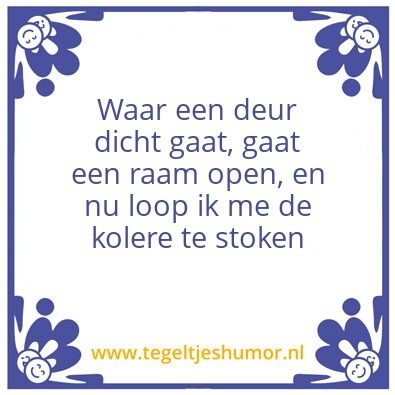 Tegeltje: Bibberen
