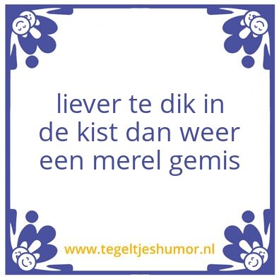 Tegeltje: vogelaar
