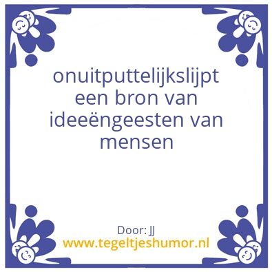 Tegeltje: Hai-kees