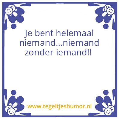 Tegeltje: Vernedering