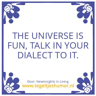 Tegeltje: Newinsights in Living