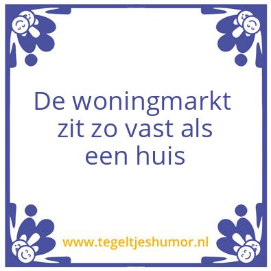 Tegeltje: Huis