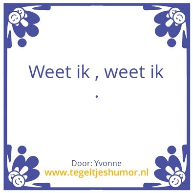 Tegeltje: Ma
