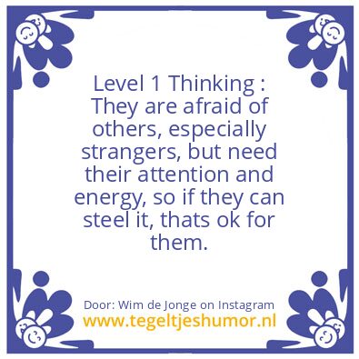 Tegeltje: Level12 Thinking