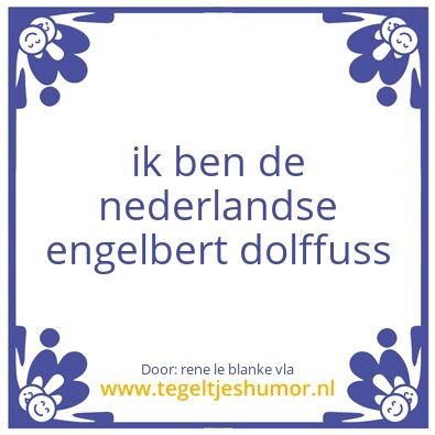 Tegeltje: ik ben