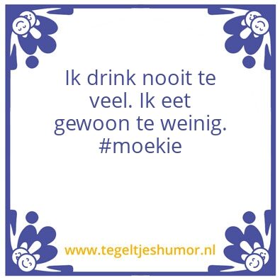 Tegeltje: Moekie