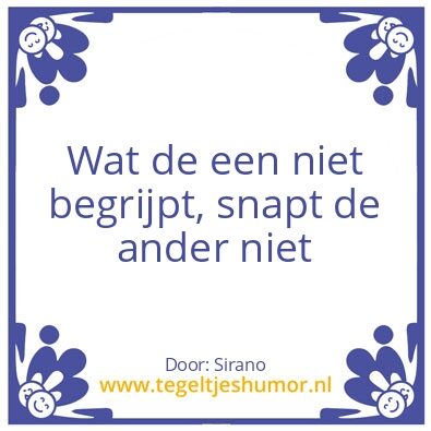 Tegeltje: Dubbelzinnig
