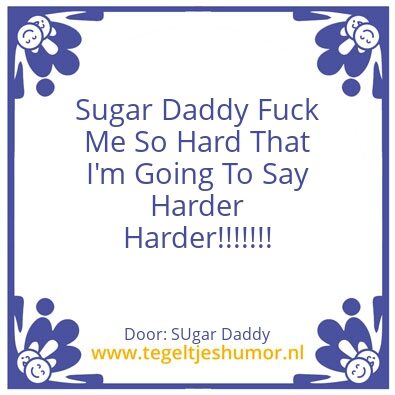 Tegeltje: Fuck me Tegel