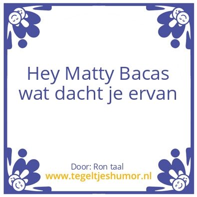 Tegeltje: Shotje time