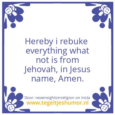 Tegeltje: Let,s make it clear..