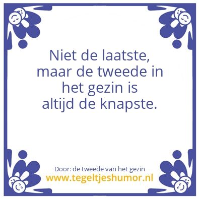 Tegeltje: rectificatie