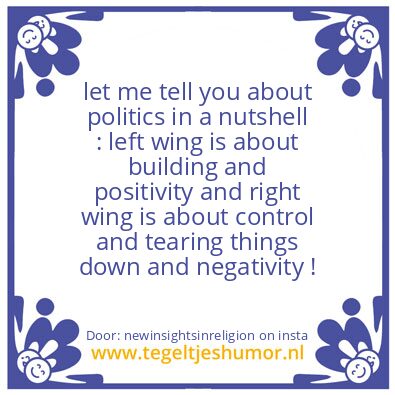 Tegeltje: What about Politics ?