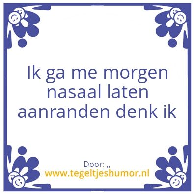 Tegeltje: ,,