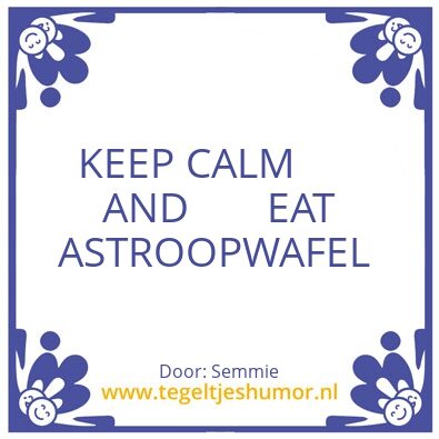 Tegeltje: Bas