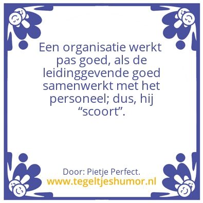Tegeltje: Samenwerking.