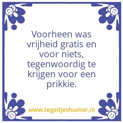 Tegeltje: Prikkie
