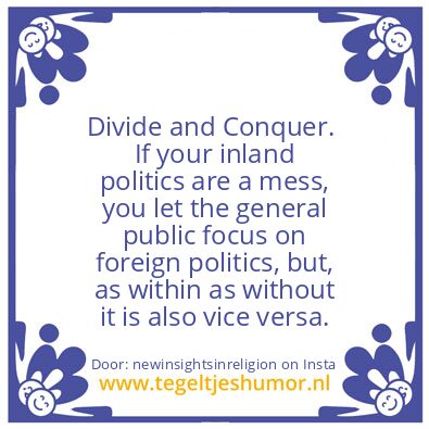 Tegeltje: Divide and Conquer.