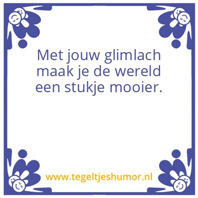 Tegeltje: gastvrijheid