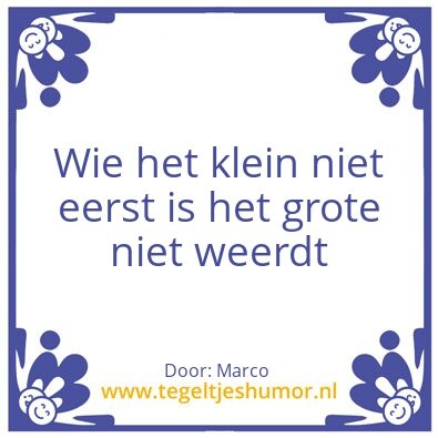 Tegeltje: BÃ¶hmer z.n spreuk