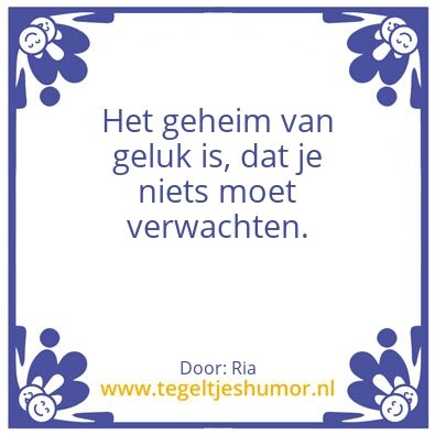 Tegeltje: Waarheid