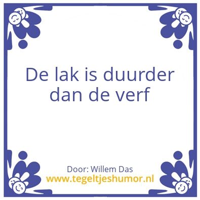 Tegeltje: Verf