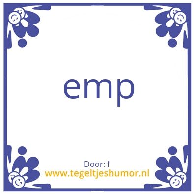 Tegeltje: dd